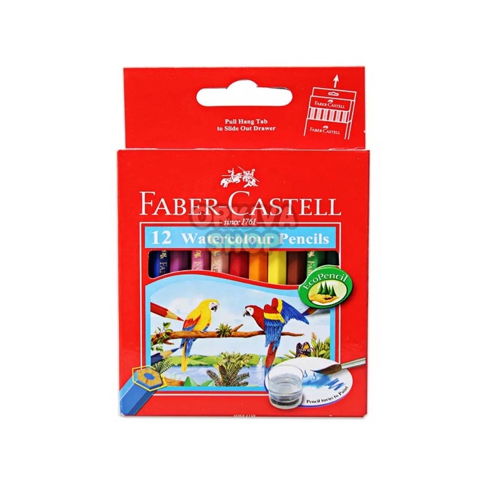 

Pensil Warna / Watercolour Pencils FABER-CASTELL 12C Pendek Aquarel 114461