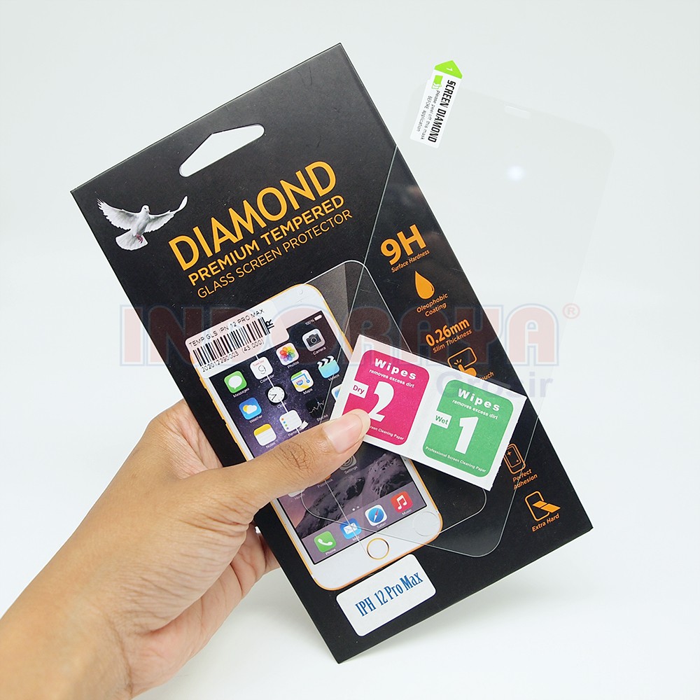TEMPERED GLASS IPHONE ANTI GORES IPHONE 6 6PLUS 7 7PLUS  11 PROMAX 12 12MINI 12 PRO MAX 13 PROMAX  X XR XS MAX DIAMOND