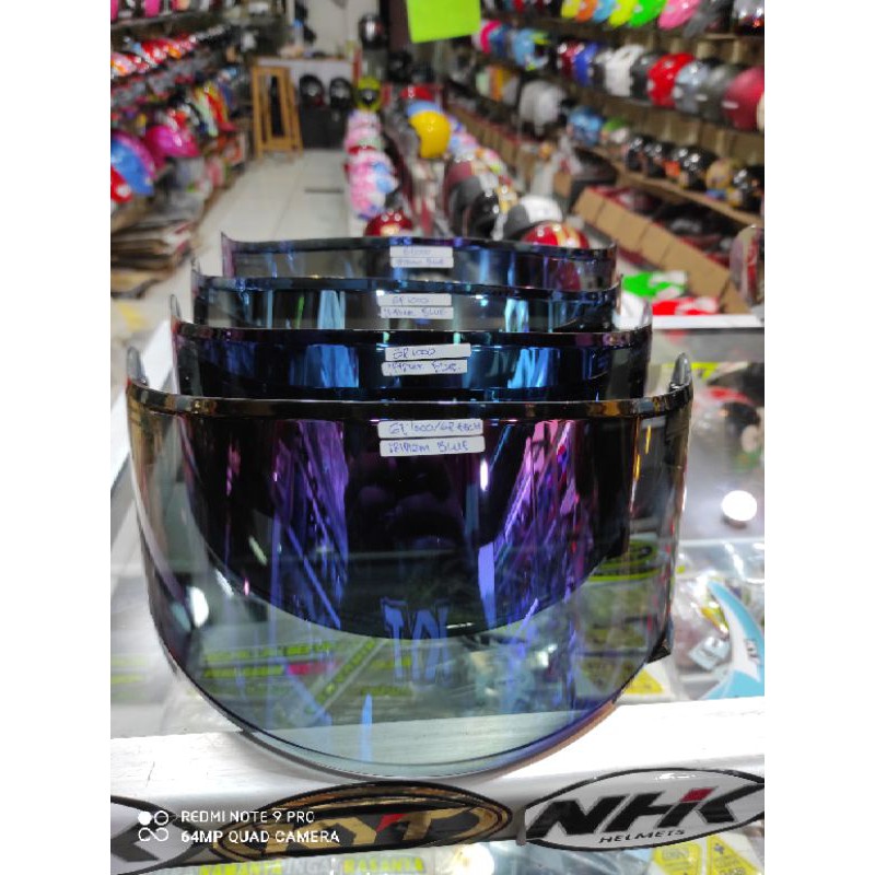 VISOR IRIDIUM BLUE NHK GP 1000