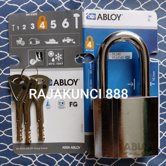 Gembok ABLOY PL340T50 protect2  Abloy  anti cairan kimia dan potong