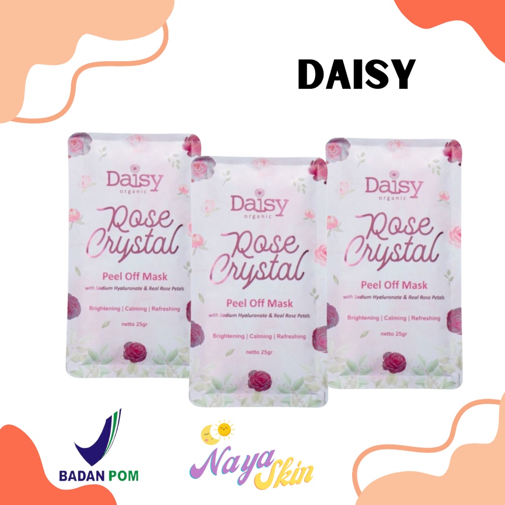 [+1GIFT] Daisy Organic Rose Crystal Peel Off Mask