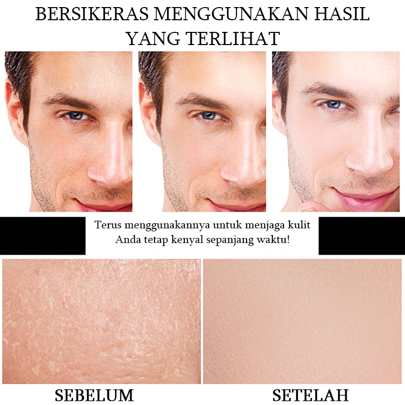 Krim pria pelembab pemutih Men's Moisturizing cream Perawatan wajah Facial care 50G Pelembab hydrating menyegarkan perawatan kulit pelembab mengecilkan pori-pori Meremajakan dan mencerahkan kulit