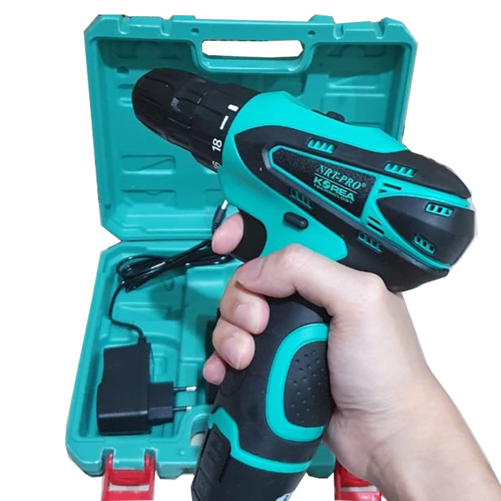 NRT-PRO Mesin Bor Baterai Cordless Drill NRT PRO DC-330 10mm 12V