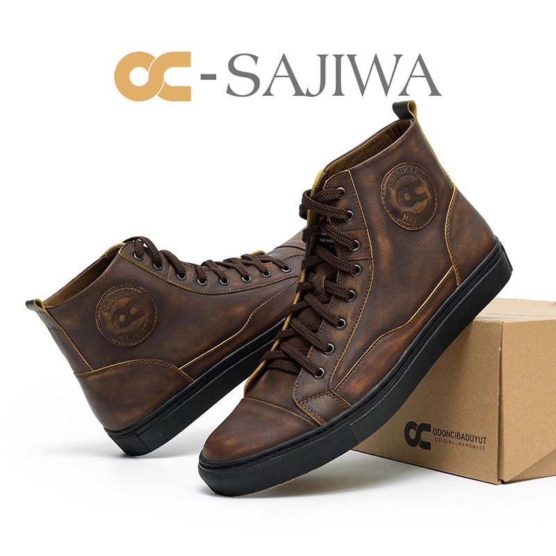 SEPATU SNEAKERS KULIT/SEPATU KULIT  OC-Sajiwa