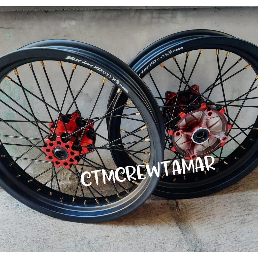 Velg Supermoto CRF 250/300 Ring 17 Tanpa Ban
