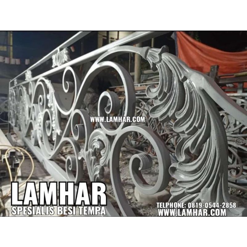 Harga teralis tangga besi tempa per meter