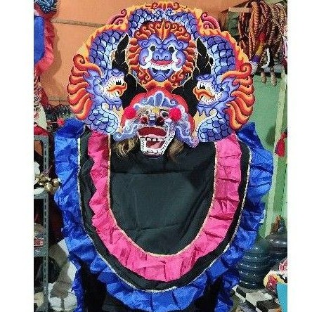 barongan cat brush + kemul murah / barongan / caplokan / reog / devil / ganongan / topeng ganong