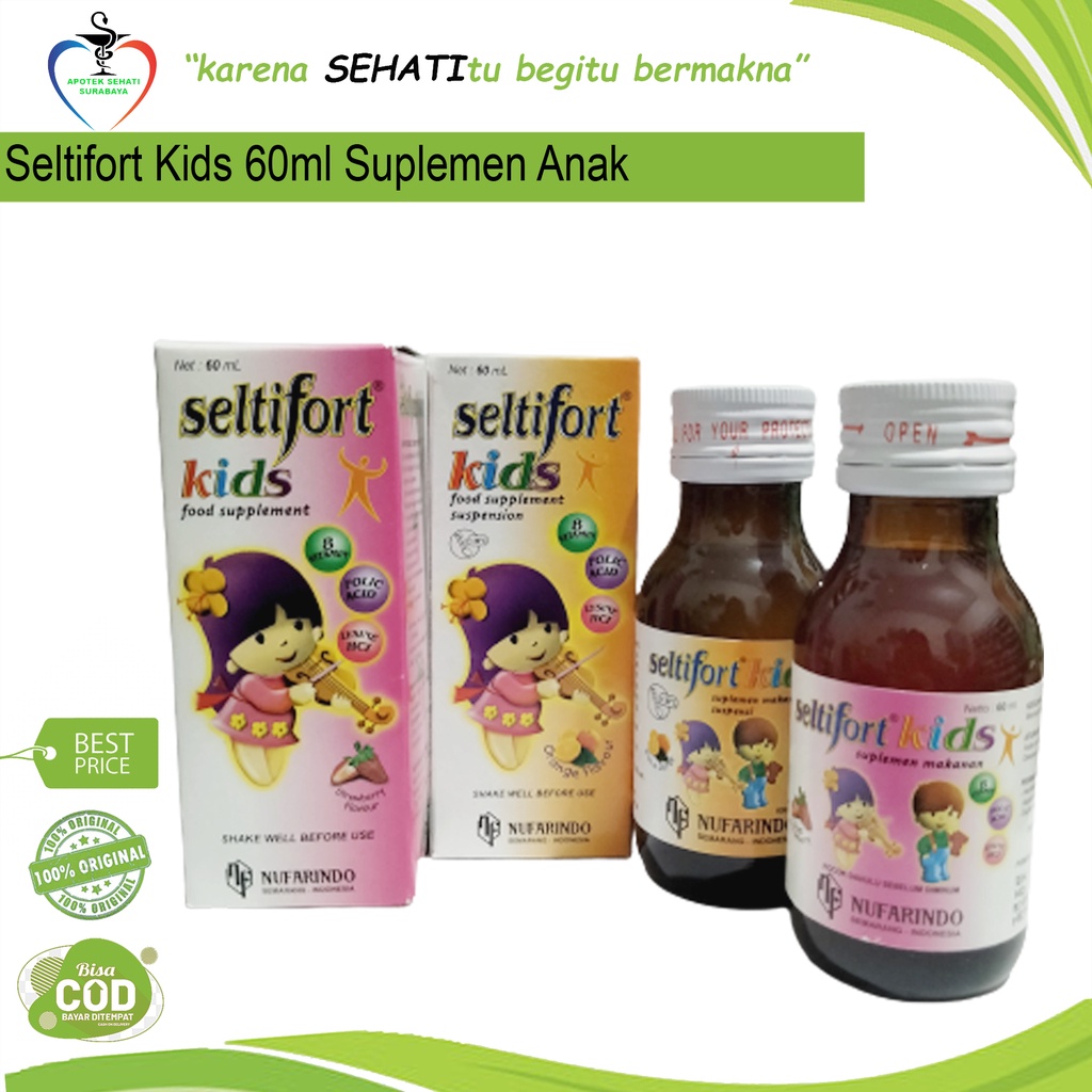 SELTIFORT KIDS SYR  60ML Multivitamin Pertumbuhan Anak