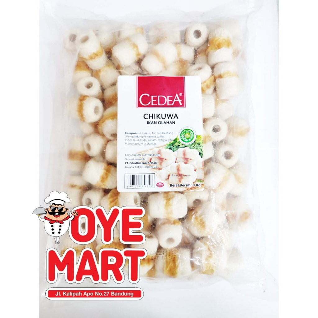 CEDEA CHIKUWA MINI 1KG IKAN OLAHAN