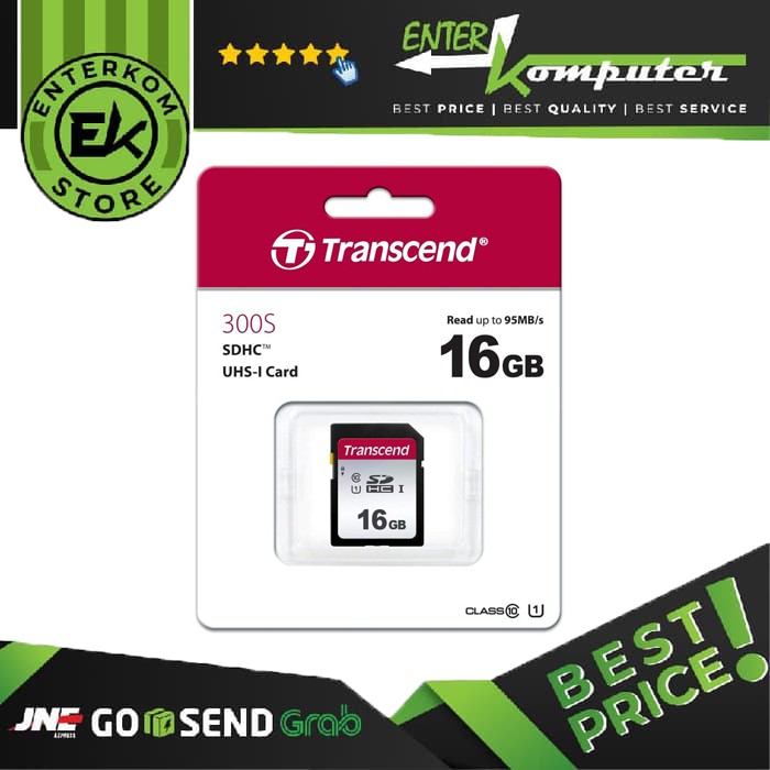 Transcend SDHC 300S 16GB Class 10 UHS-1 - TS16GSDC300S