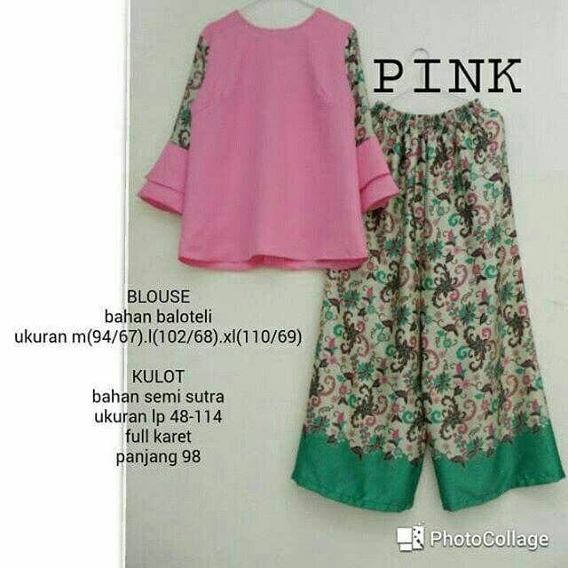 Set kulot kebaya batik