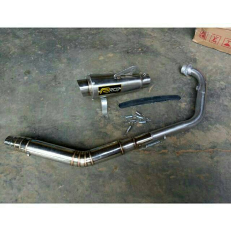 knalpot racing rcb untuk motor Supra gtr satria Fu injeksi gsx cbr150r new Sonic dll