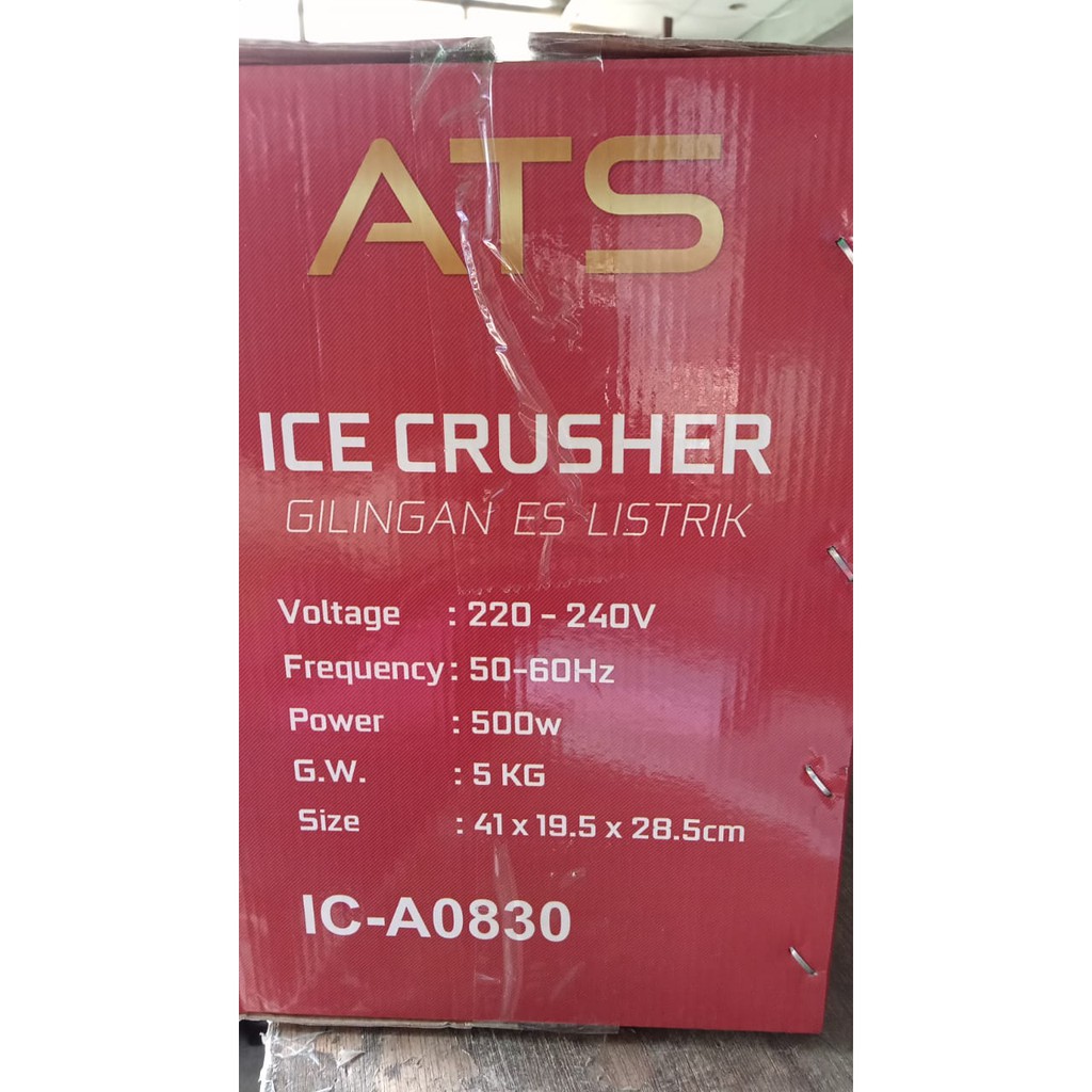 MESIN SERUT ES BATU LISTRIK NANKAI / ICE CRUSHER / GILINGAN ES LISTRIK/ PENGHANCUR ES BATU