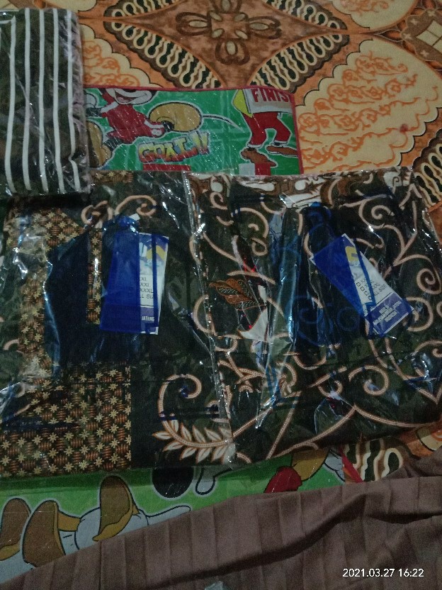 Couple Batik Kombinasi Gamis Standar & Jumbo || Baju Batik Couple Murah