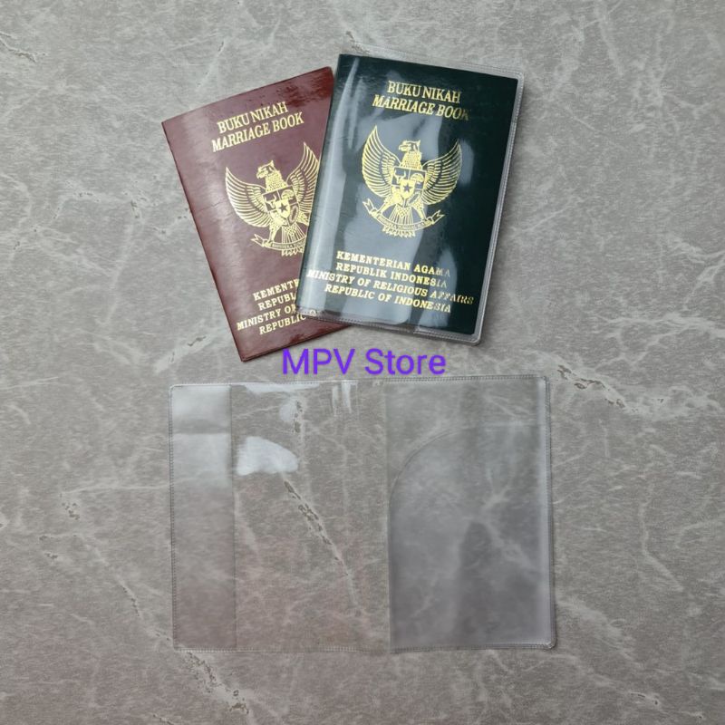 Sampul Plastik Pasport Transparan Sampul Buku Nikah