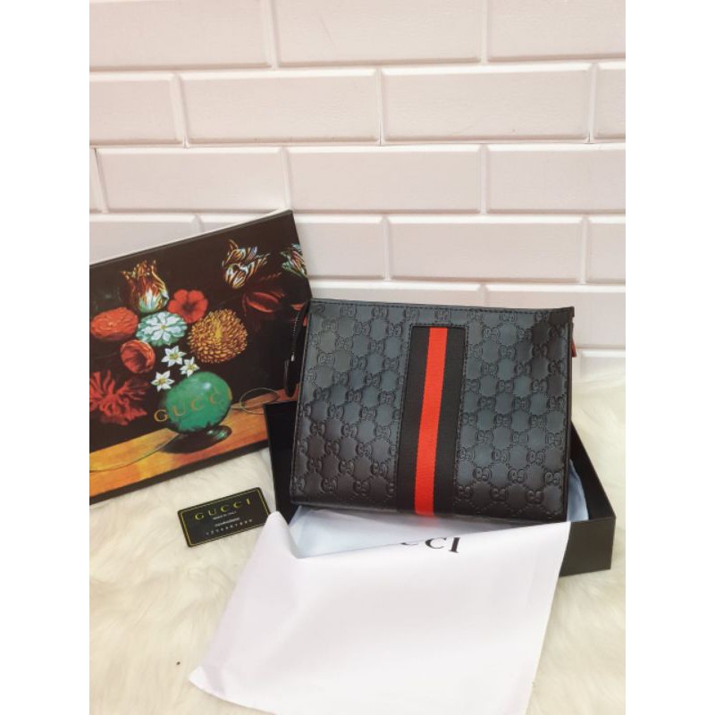 Clutch GUCCI TOILETRY BAG MIRROR free box