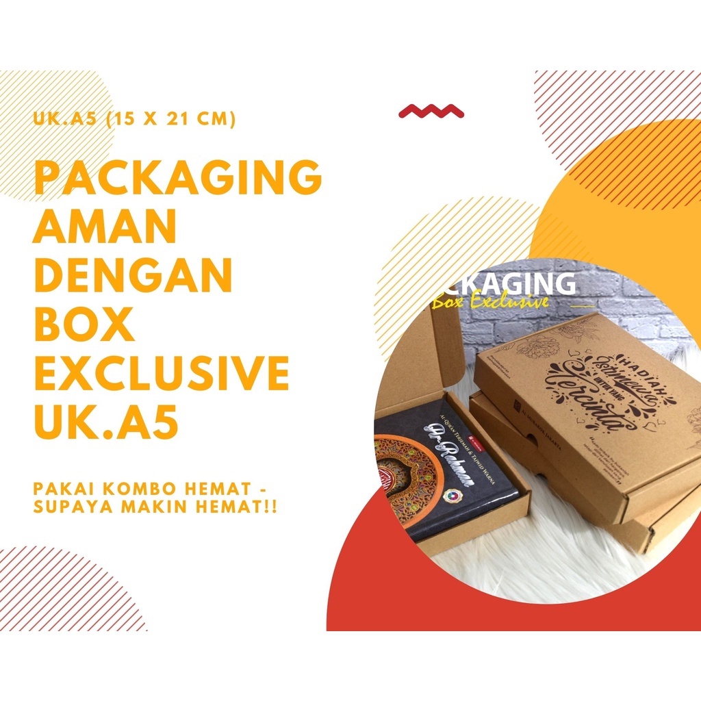 

Packaging Box 1 pcs - Kardus Hadiah/Hampers Ukuran Sedang A5 (21 x 15 cm)