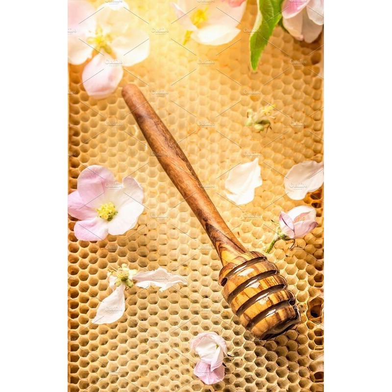 sendok madu kayu jati/mahoni