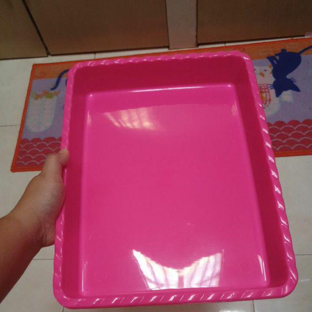 Nampan Plastik Kmp No.04 (35 X 27) Warna Cerah