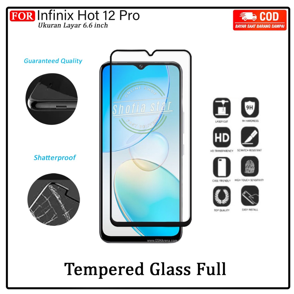 Anti Gores Ceramik Blue Light Infinix Hot 12 Pro Note 12 2023 Tg Layar Anti Radiasi Kaca Full Cover