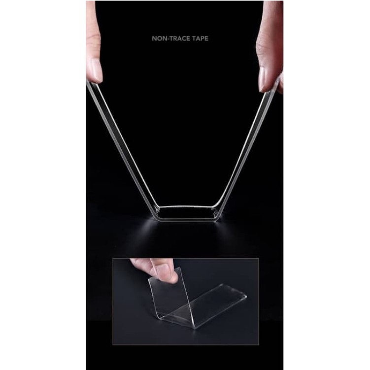 

Double Tape Bening Grip Isolasi Selotip Nano Magic 2 Sisi Kuat Dicuci Tanpa Lakban Multifungsi 1003
