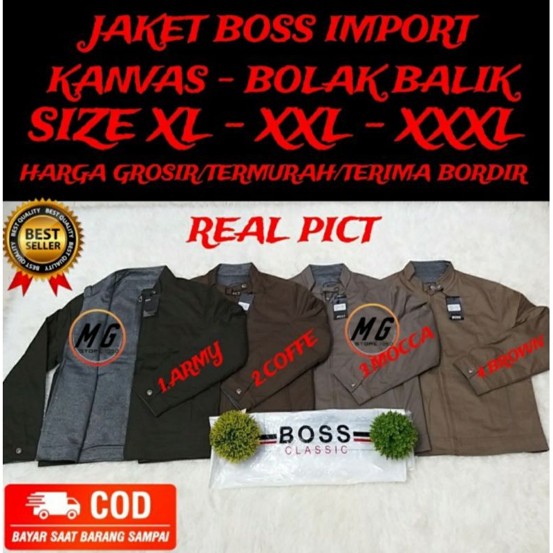 JAKET CLASSIC IMPORT PREMIUM BOLAK BALIK JUMBO BIG SIZE PRIA LAKI LAKI