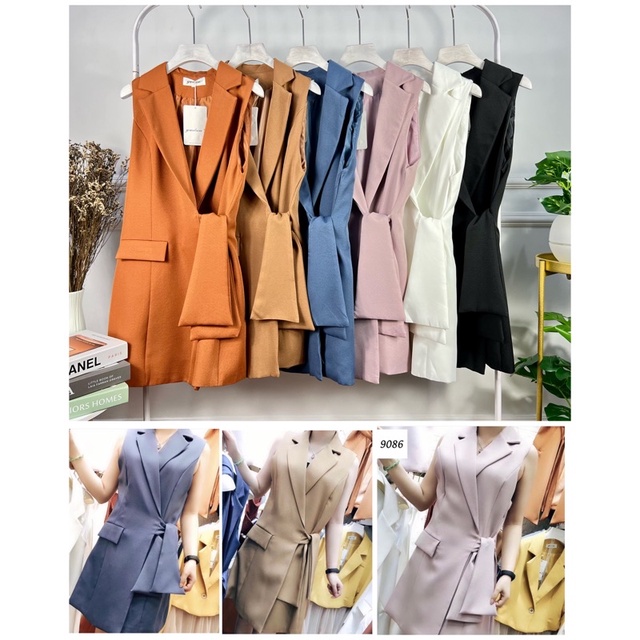 Blazer vest import Grosir Pgmta Kode 9086 serian isi 6 pcs