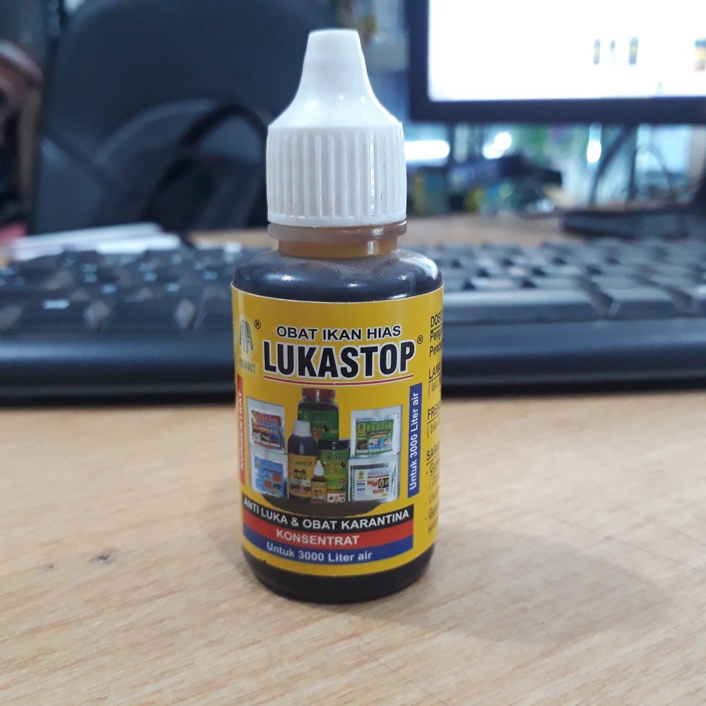 Jual LUKASTOP 30ml Obat ikan aquarium aquascape