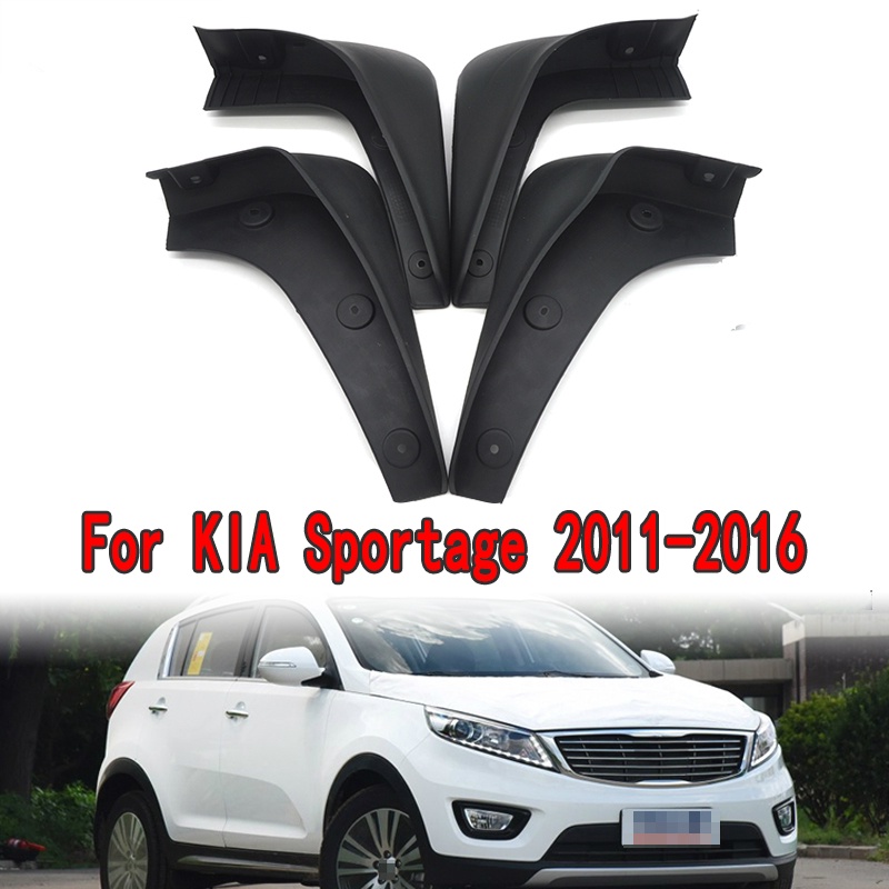 1 Set Mud Flap Pelindung Splash Untuk Fender Mobil KIA Sportage 2011 2012 2013 2014 2015 2016