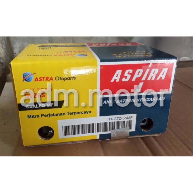 AKI ACCU MOTOR BEBEK/MATIC ASPIRA