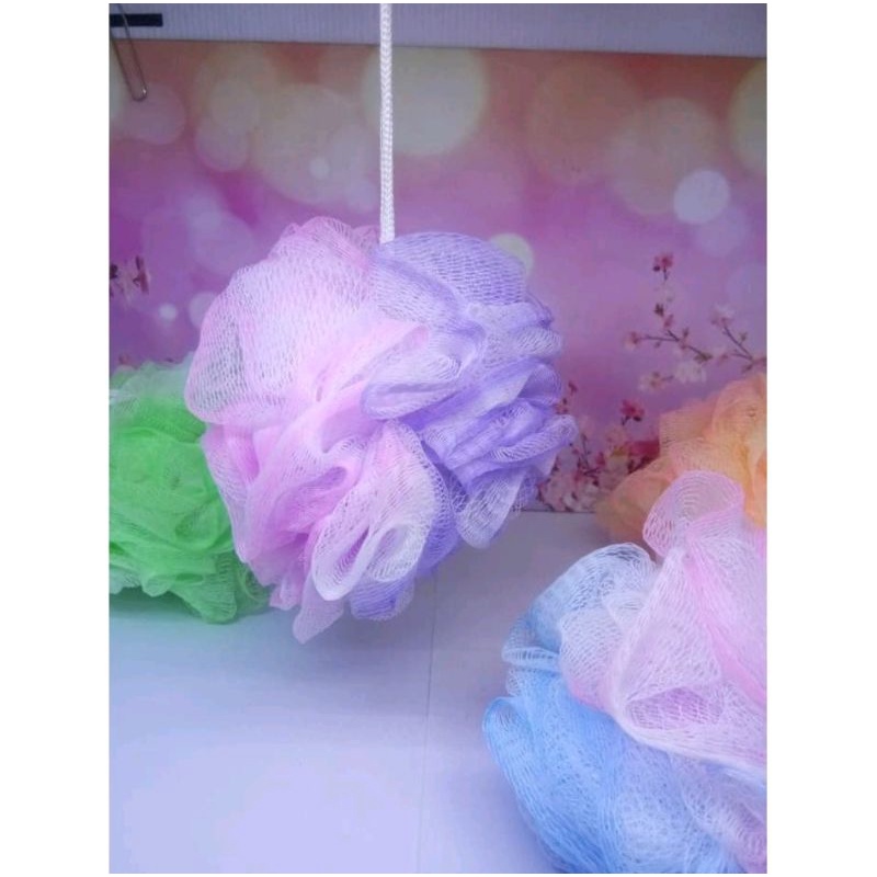 Spons mandi rainbow kecil / small bath sponge