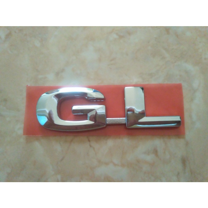Emblem Gl / Emblem Tulisan Gl / Emblem Suzuki Ertiga Splash Swift Murah