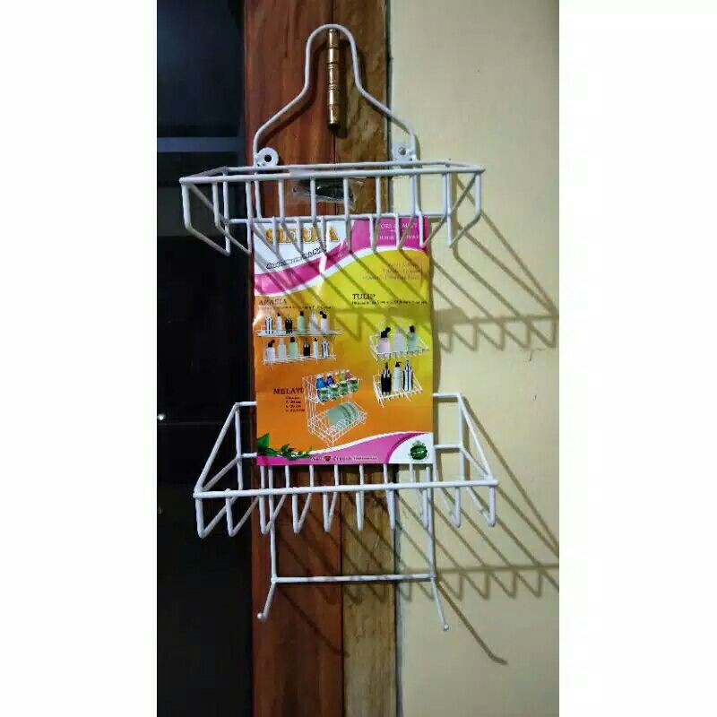 RAK SABUN/KERANJANG SABUN/KERANJANG SABUN BESI/KERANJANG KOSMETIK/TEMPAT SABUN