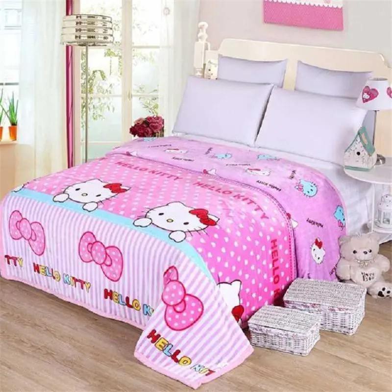 Selimut Bulu Halus 140x190 Motif Karakter Unicorn Keren Terlaris Murah Impor Berkualitas