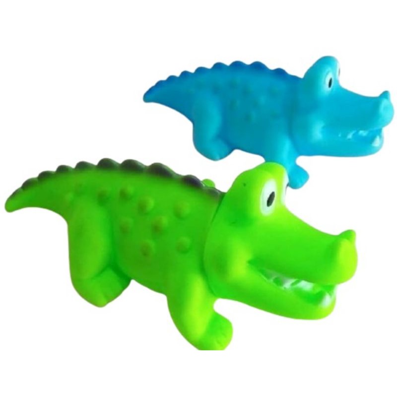 Buaya Karet Mainan Anak ,Buaya Bunyi ,Buaya Pencet Mainan Bayi Mainan Mandi