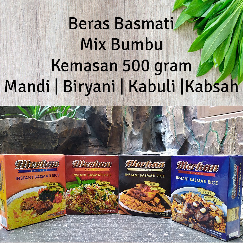 

BASMATI BUMBU KEBULI MANDHI MASAK INSTANT MERHAN