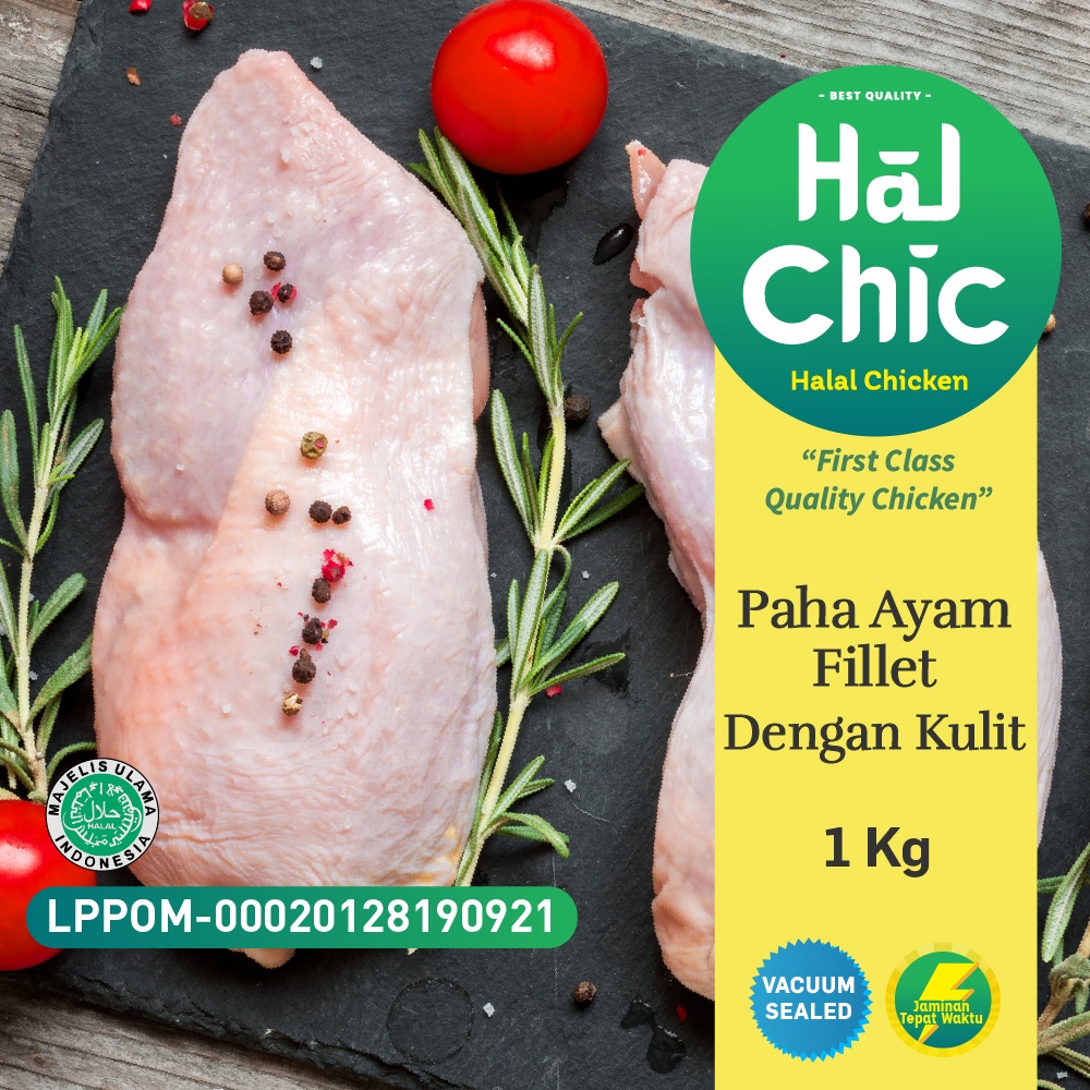 

Paha Ayam Fillet Dengan Kulit 1 Kg HalChic