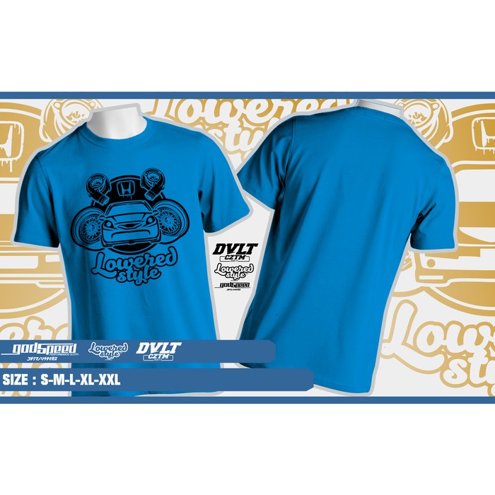 Kaos/T-shirt Mobil Honda Brio Lowered Style -MD Cloth