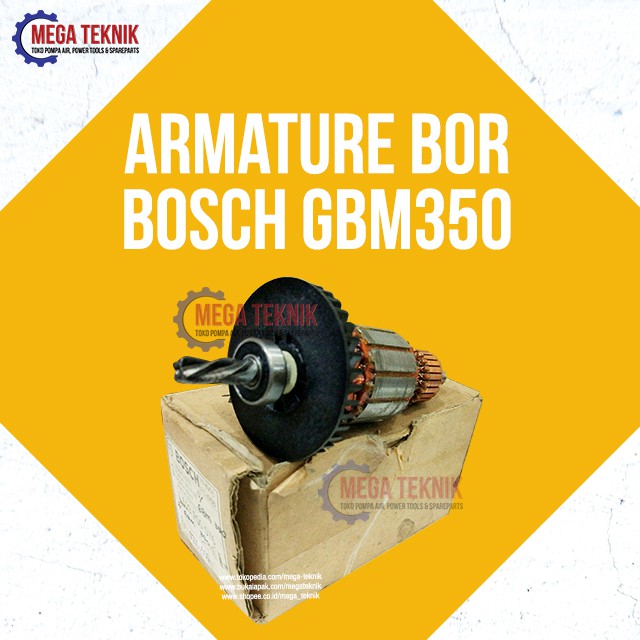 Armature / Angker Mesin Bor Tangan Listrik Bosch GBM350 Original