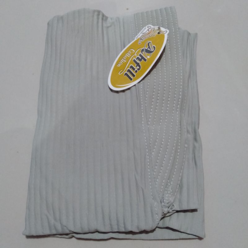 (Ori Ahfill)•Sazkia Plisket•Jilbab Instan Jersey Balon Plisket Rempel-Abu muda