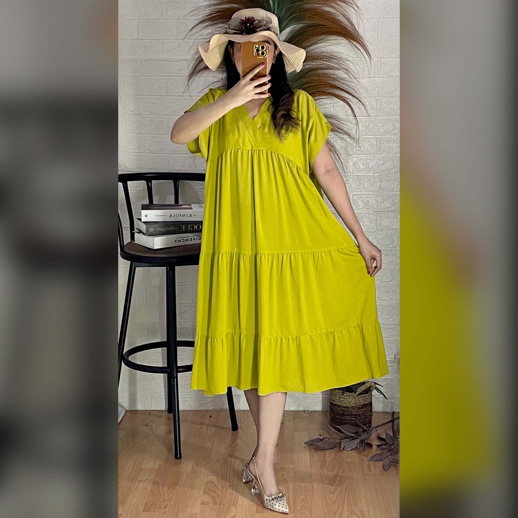 BESTSELLER | AUREL DRESS Midi Dress Rayon Premium Busui Friendly