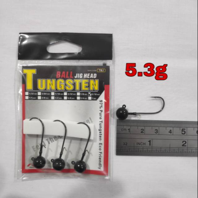 Tungsten Ball Jighead 5.3g