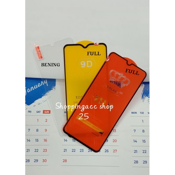 TG INFINIX NOTE 7 LITE ANTI GORES / TEMPERED GLASS FULL INFINIX