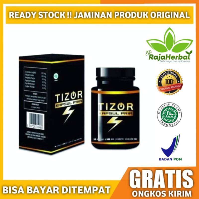 Obat Kuat Pria Tahan Lama Tizor Kapsul Untuk Pria Mengatasi Ejakulasidini 100% Manjur