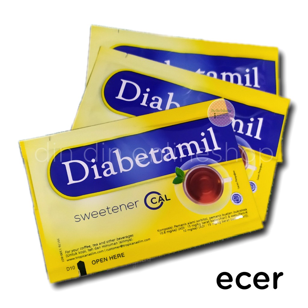 

DIABETAMIL ECER SWEETENER 0 kkal Pemanis sukralosa gula diet dibatetes zero calorie