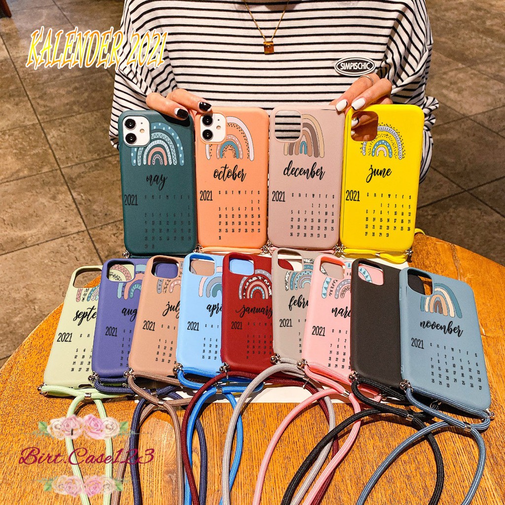 Softcase Slingcase Tali Lanyard Candy KALENDER Vivo V5+ V7 V7+ V9 BC3020