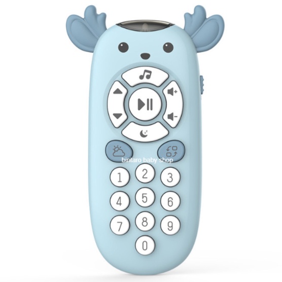 

MAINAN BAYI REMOTE TV / MAINAN REMOTE TV MIRIP FISHER PRICE - Biru Muda Diskon