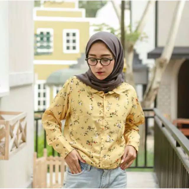 PROMO KANAYA BLOUSE MONALISA ATAU KEMEJA CEWEK KEKINIAN