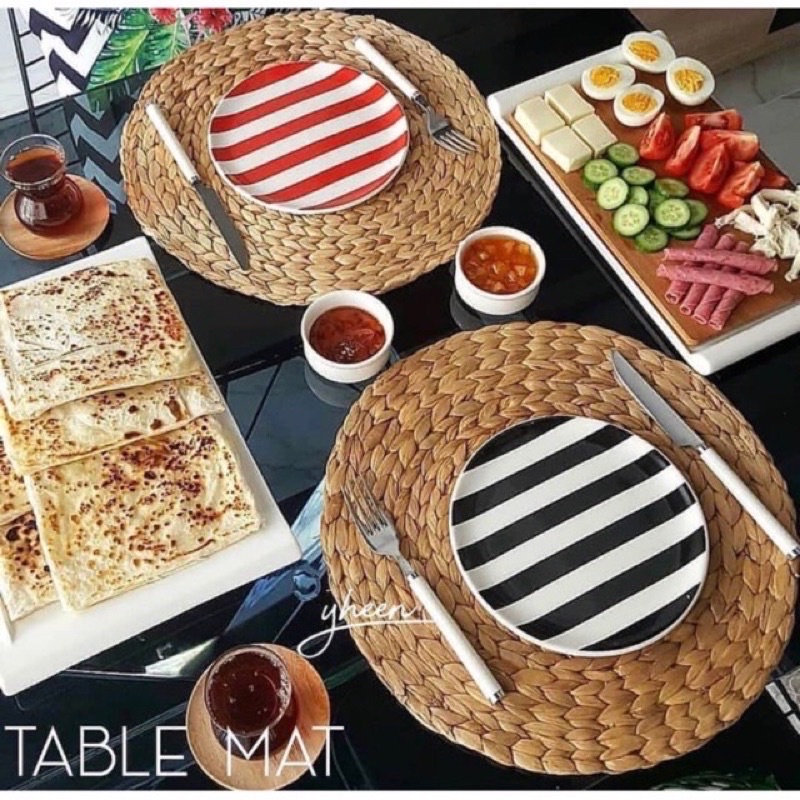 Placemate Enceng gondok Diameter 30cm