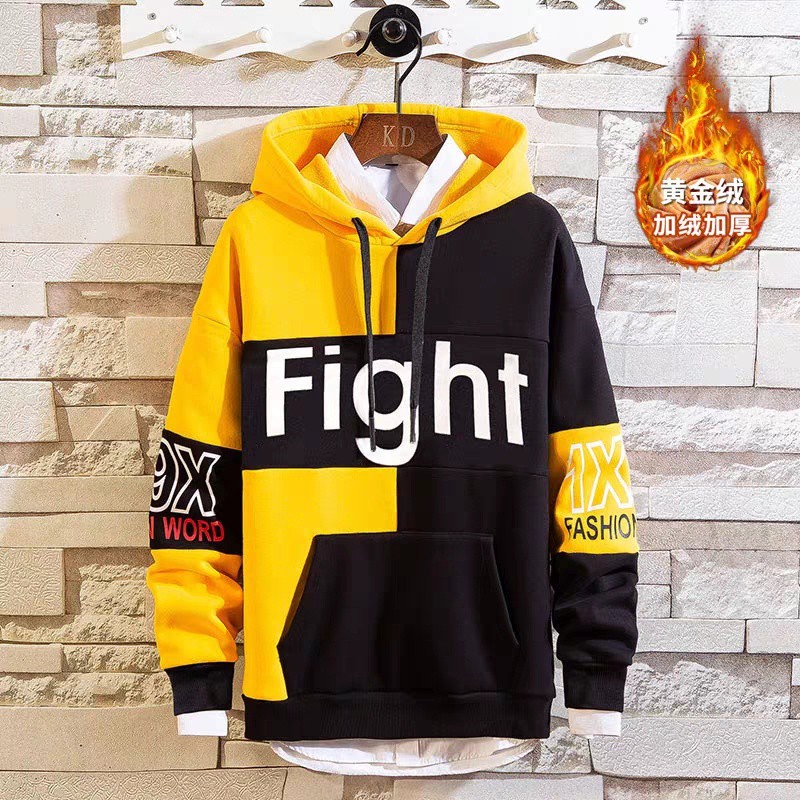 ALIPIO FASHION - SWEATER HOODIE FIGHT / fashion pria / sweater pria / keren / murah